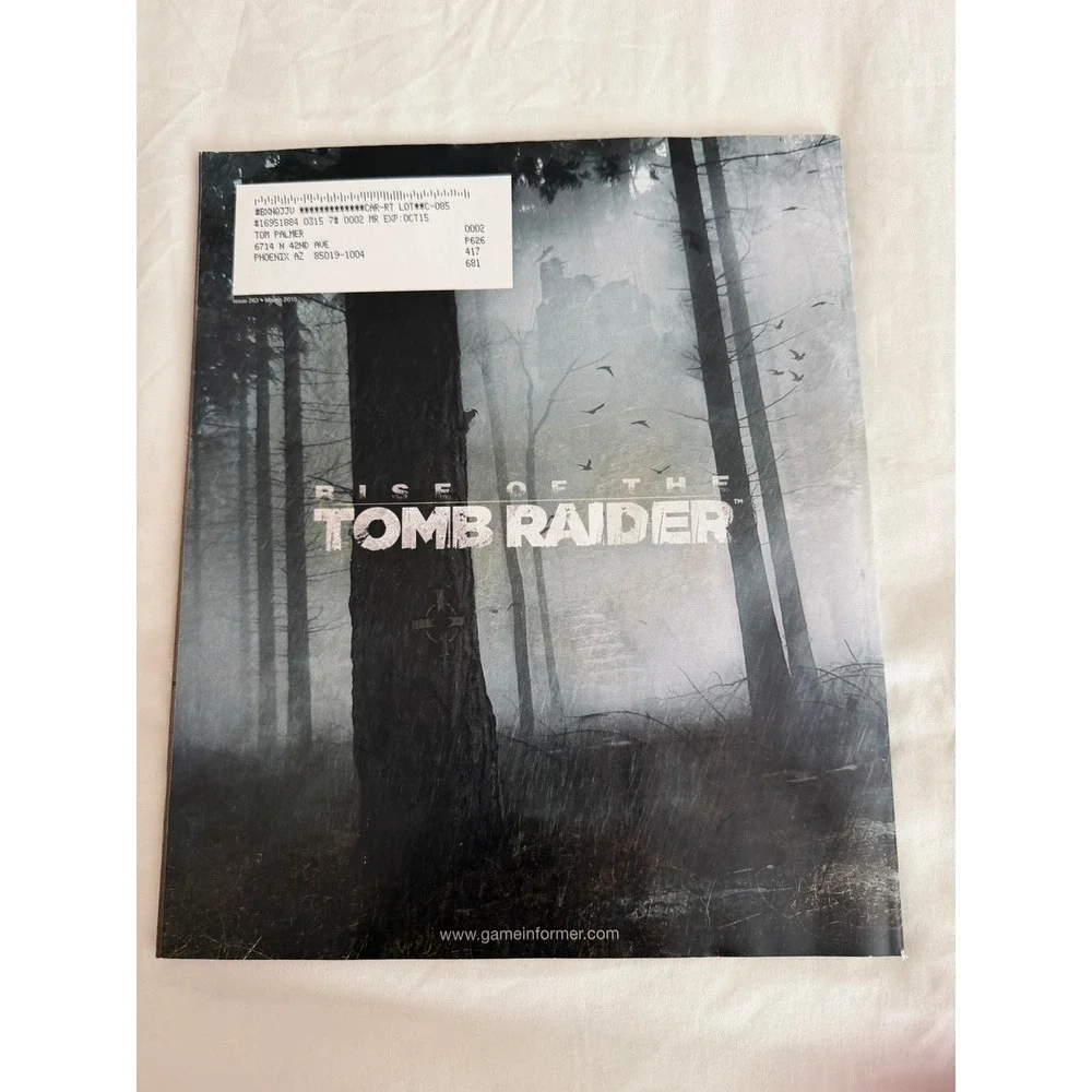 Game Informer Magazine Issue 263 March 2015 Rise of the Tomb Raider Lara Croft